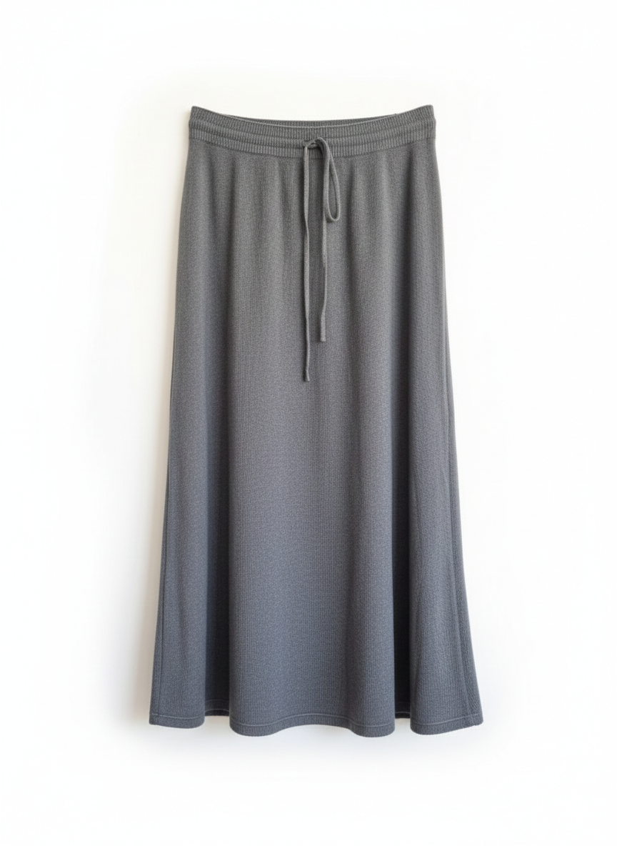 FALDA BRUMA DE PUNTO