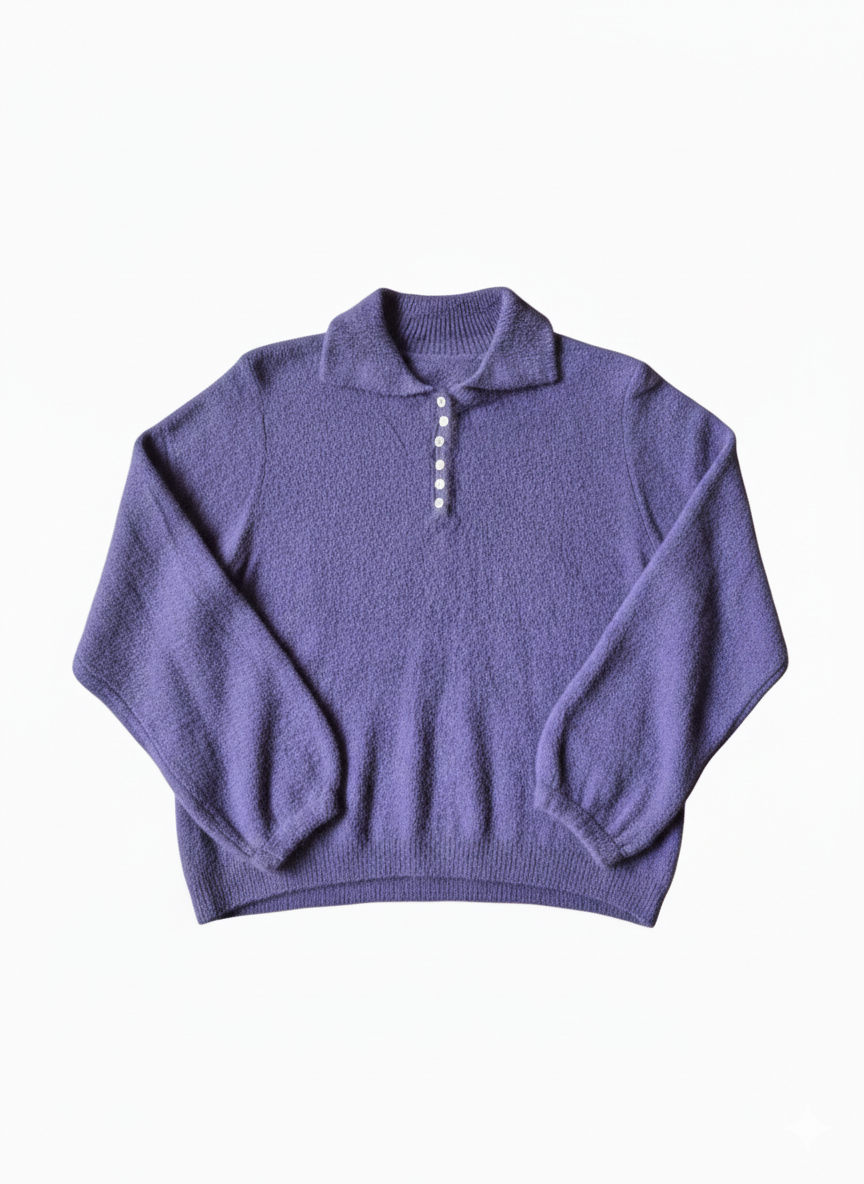 SWEATER POLO ALPACA