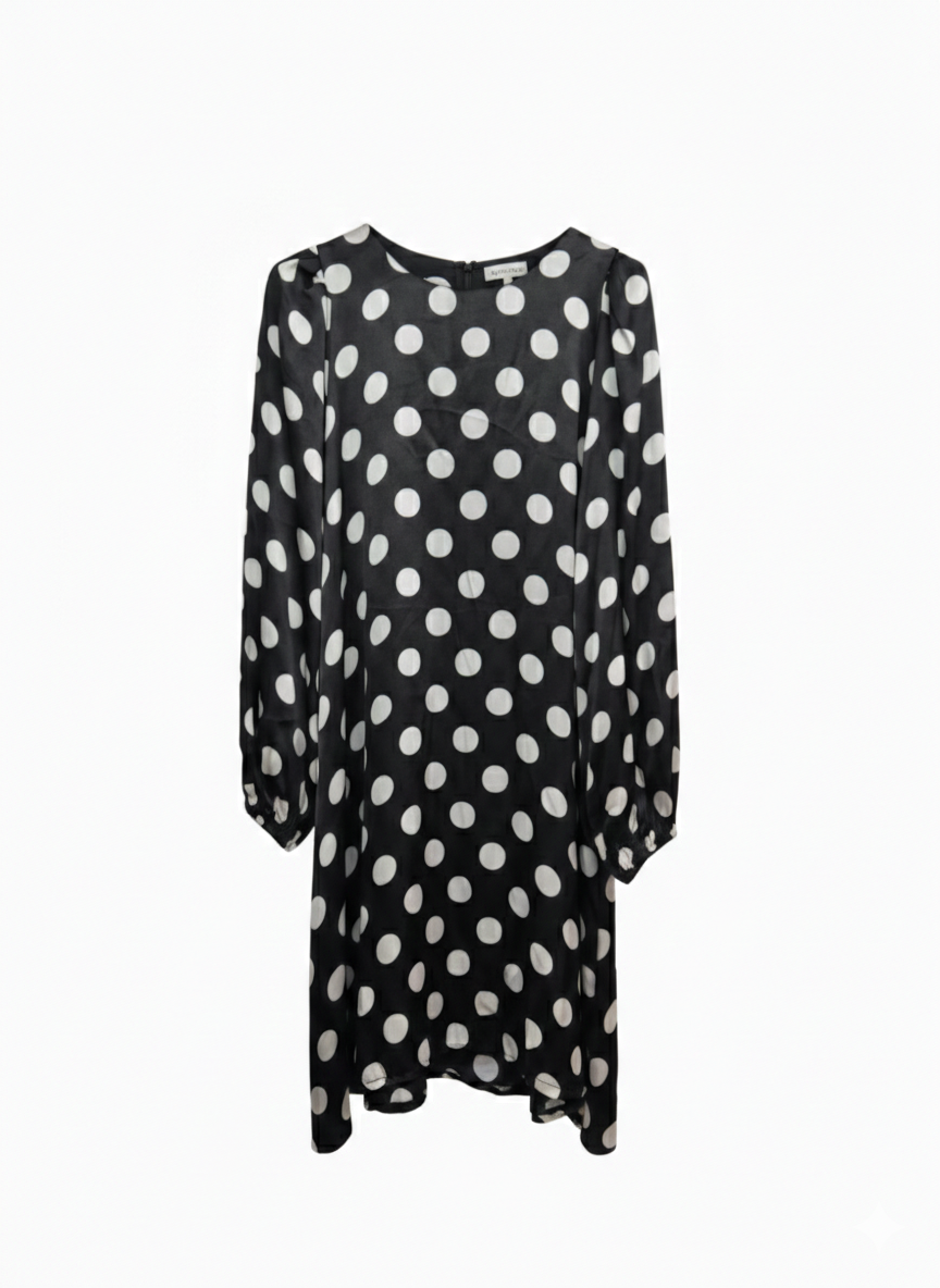 VESTIDO MINI LUNARES NOIR