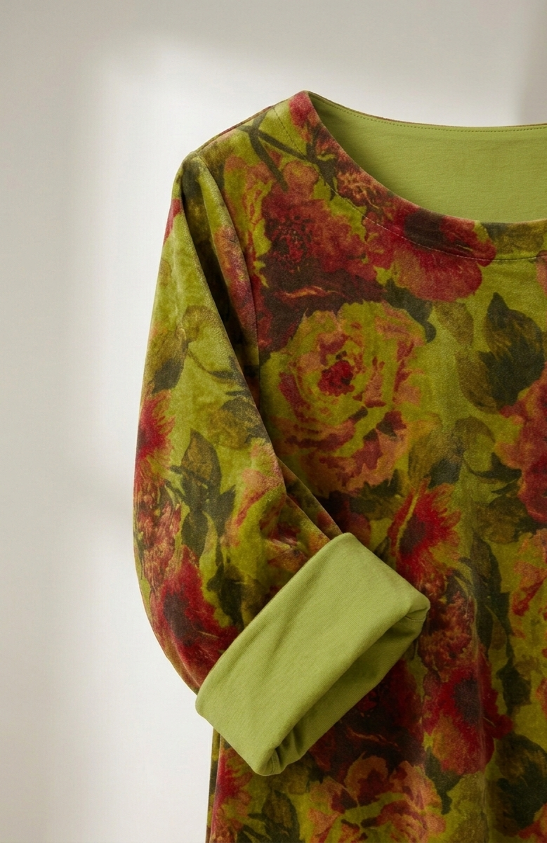 VESTIDO TÚNICA ESTAMPADO FLORAL