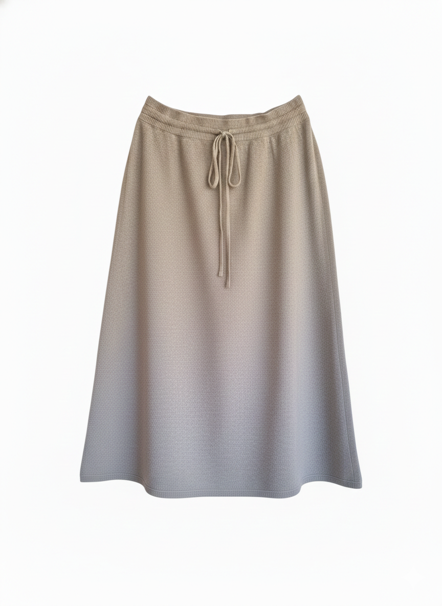 FALDA BRUMA DE PUNTO