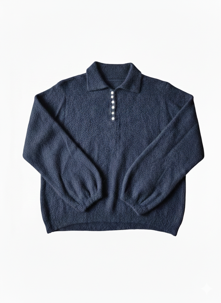 SWEATER POLO ALPACA
