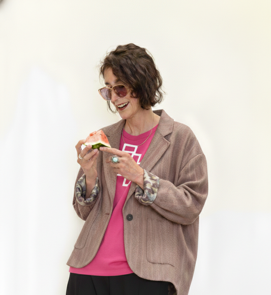 BLAZER TEXTURIZADO ARTÍSTICO