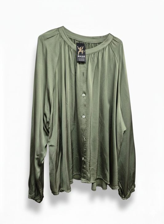 BLUSA PLISSÉ NATURA