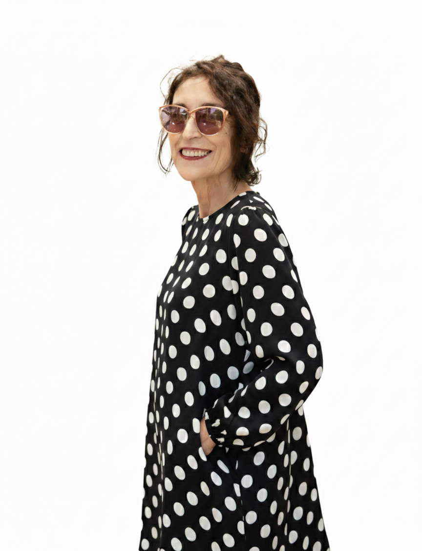 VESTIDO MINI LUNARES NOIR