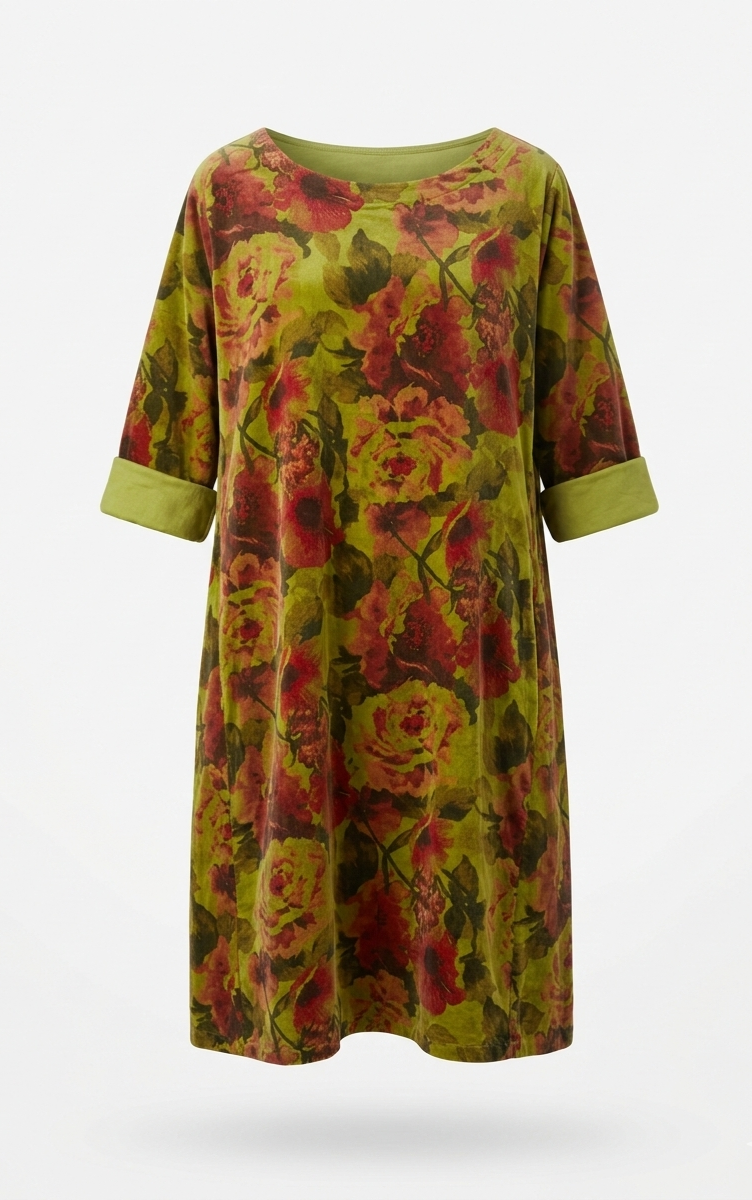 VESTIDO TÚNICA  ESTAMPADO FLORAL