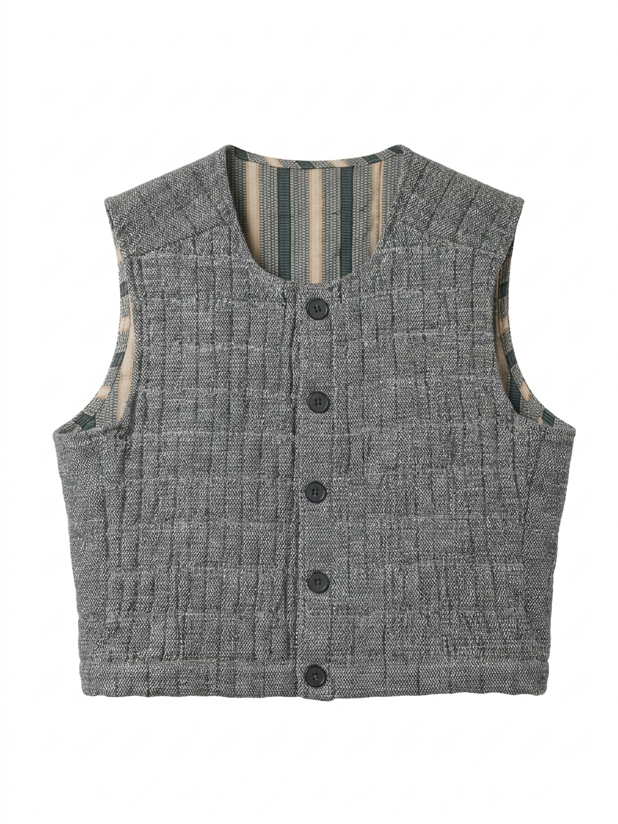 CHALECO CENIZA