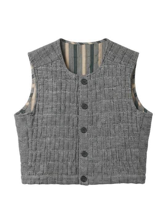 CHALECO CENIZA